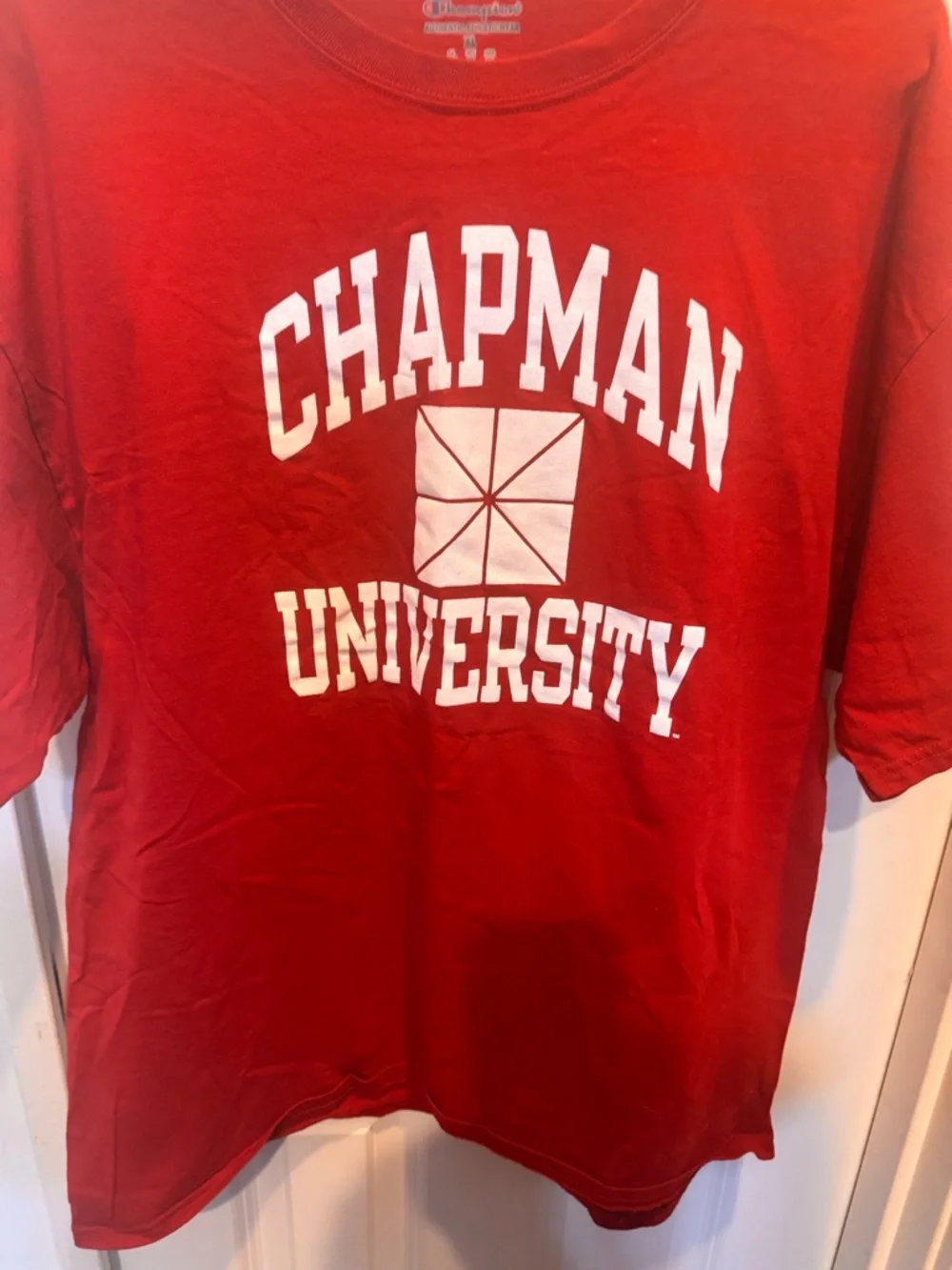 Champion Red Chapman University Graphic Tee - Picture 2 of 5